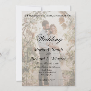 Wedding Invitation, save the date, reception Invitation