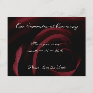 Wedding Invitation Save the Date template card