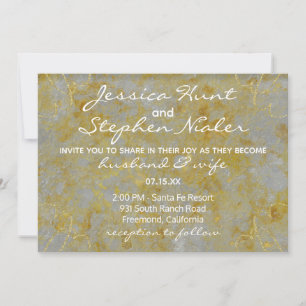 Wedding Invitation Silver Lining