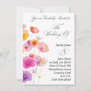 Wedding invitation simple