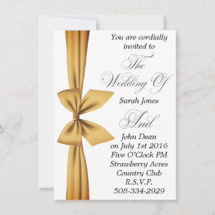 Wedding invitation simple