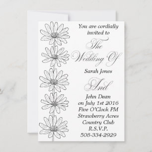 Wedding invitation simple