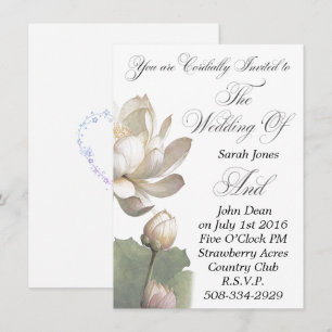 Wedding invitation simple