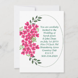Wedding invitation simple