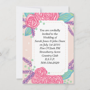 Wedding invitation simple