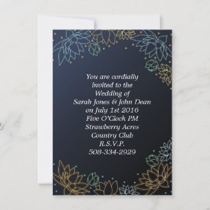 Wedding invitation simple