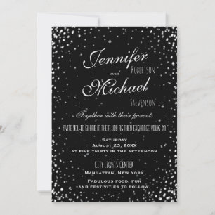 Wedding Invitation Starry Night