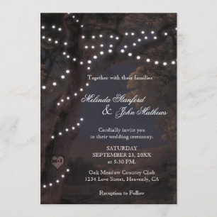 Wedding Invitation String Lights