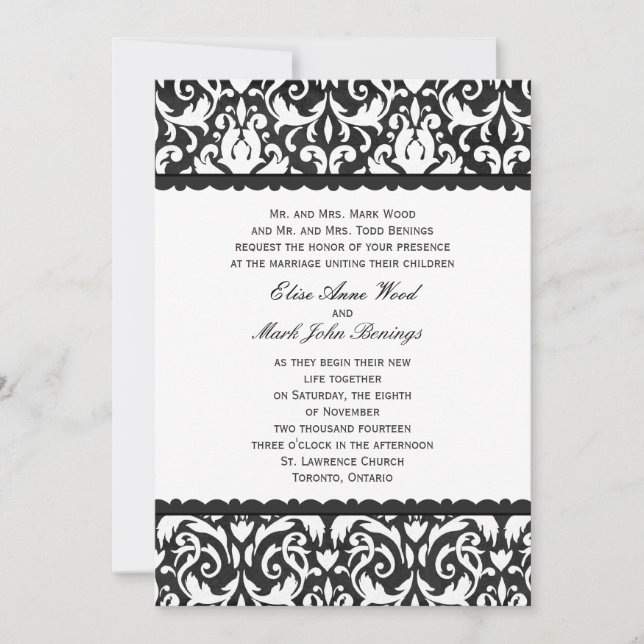 Wedding Invitation Template (Front)
