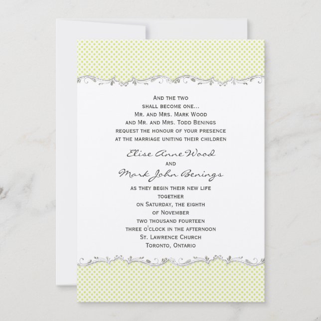 Wedding Invitation Template (Front)