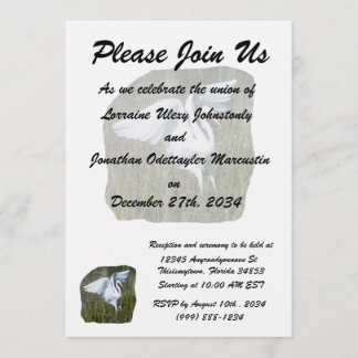 Wedding invitation template