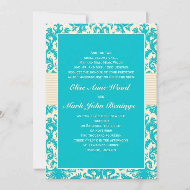 Wedding Invitation Template (Front)