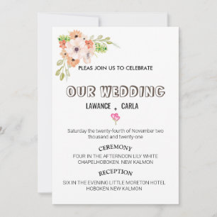 Wedding Invitation Templates