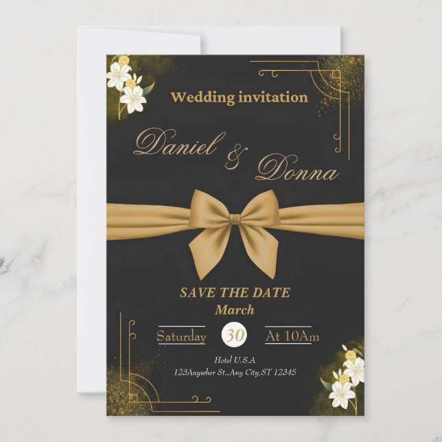 Wedding invitation : The best Invitation (Front)