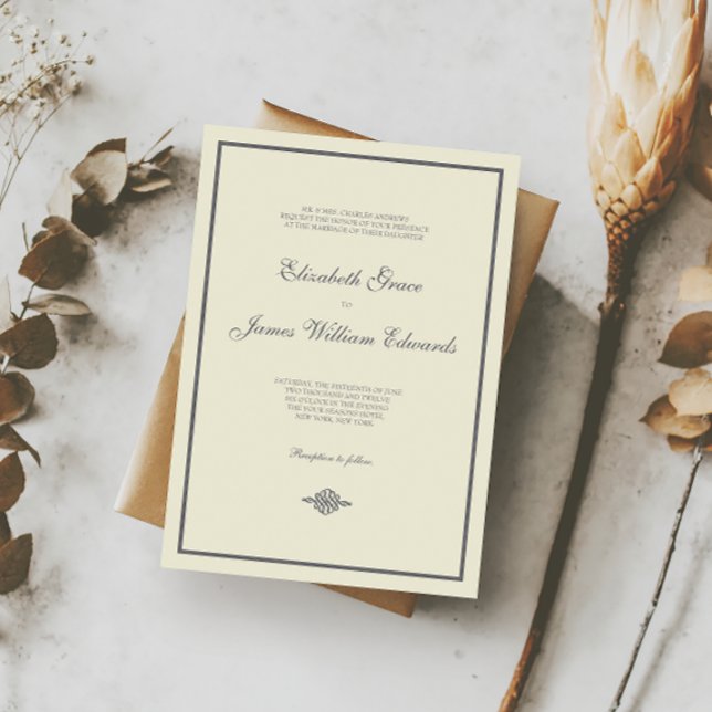 Wedding Invitation // The Elegant Collection (Creator Uploaded)