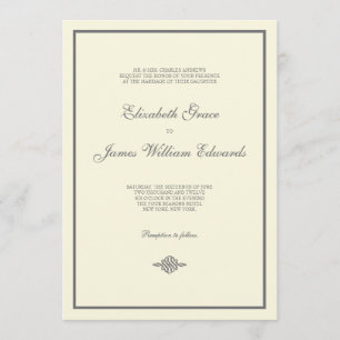Wedding Invitation // The Elegant Collection