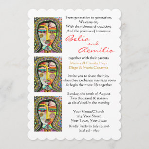 Wedding Invitation Virgin of Guadalupe MIRACLES