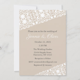 Wedding Invitation, Wedding Stationary, Bride Invitation