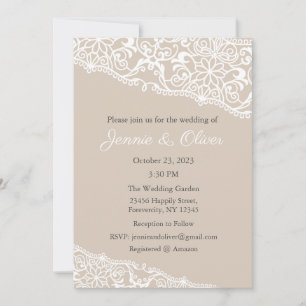 Wedding Invitation, Wedding Stationary, Bride Invitation