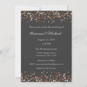 Wedding Invitation, Wedding Stationary, Heart Invitation