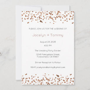 Wedding Invitation, Wedding Stationary, Heart Invitation
