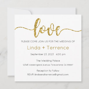 Wedding Invitation, Wedding Stationary, Love  Invitation