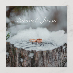 Wedding Invitation--Winter Wedding Invitation