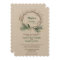 Wedding Invitation Winter Wreath