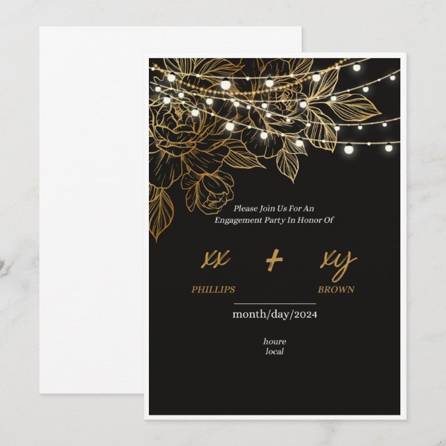 wedding invitations (Front/Back)
