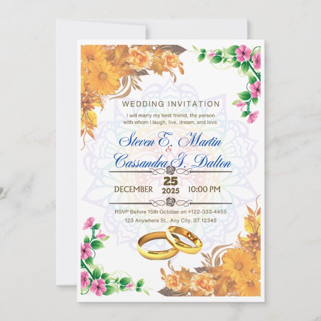 Wedding Invitations (Front)