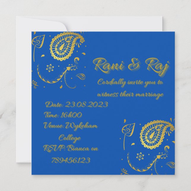 Wedding Invitations (Front)