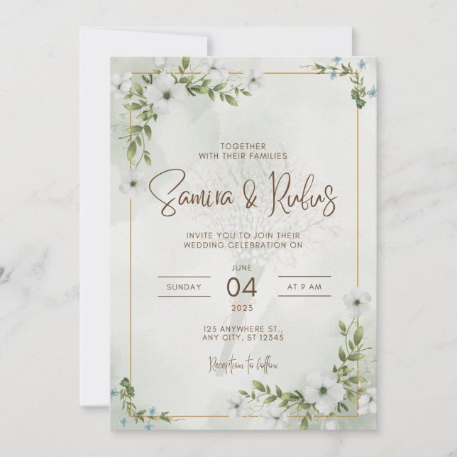 wedding invitations (Front)