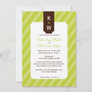 WEDDING INVITATIONS :: candystripe 4P
