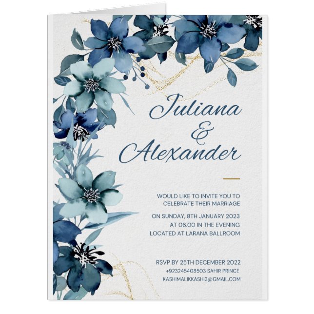 Wedding Invitations Card (Front)