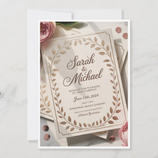 Wedding Invitations 💍 – Custom Elegant Printable 