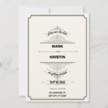 Wedding Invitations in the Traditional Style