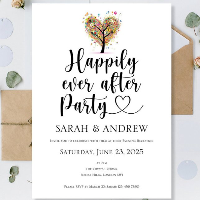 Wedding Invitations Summer Happily Ever After Part (Creator Uploaded)