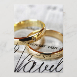 wedding invite or acceptance