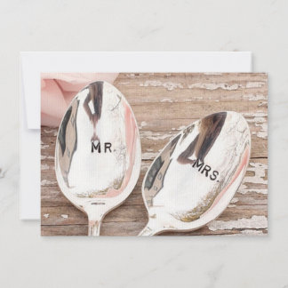 wedding invite or acceptance card