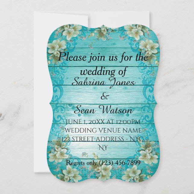 Wedding Invite Personalise Destiny Destiny'S (Front)