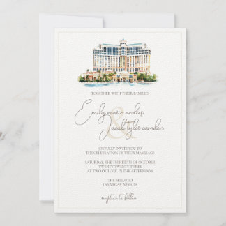 Wedding Invite - Resort in Watercolor