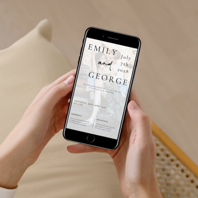 Wedding Invite Template With Photo (Creator Uploaded)