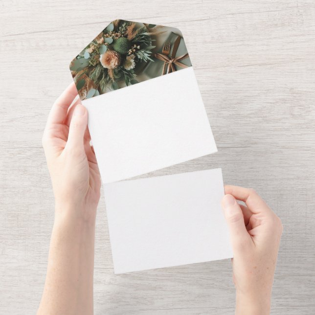 Wedding Invites | All‑in‑One – Elegant Style (Tearaway)