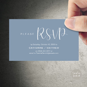 Wedding Invites RSVP Reminder, Modern Minimal