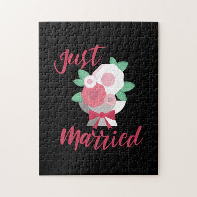 Wedding Just Married Jigsaw Puzzle (Vertical)