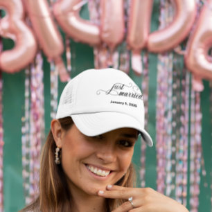 Wedding Just Married  Trucker Hat