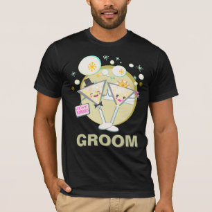 Wedding Kawaii Champagne Flutes T-Shirt