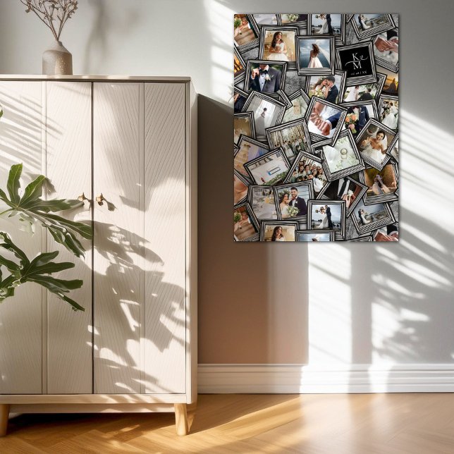 Wedding Keepsake 30 Photo Collage Black ID1065 (Creator Uploaded)