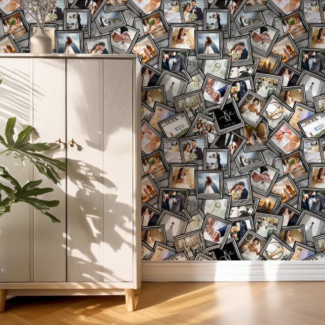 Wedding Keepsake 30 Photo Collage Black ID1065 Wallpaper (Creator Uploaded)