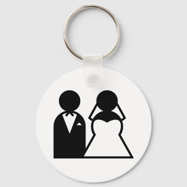 wedding key ring (Front)